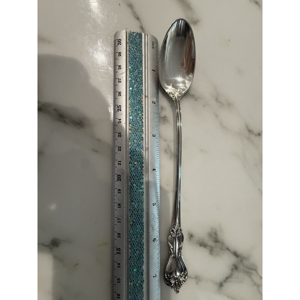 Vintage Sterling Spoon Reed and Barton Marlborough Ice Tea Spoon No Monograms